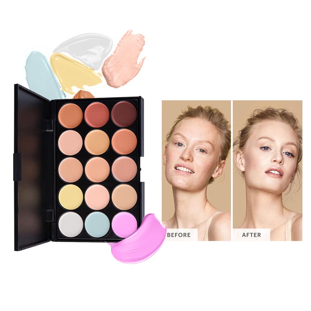 All In One Makeup Kit for Women Full Gift Surprise Makeup Set Includes Makeup Brush Set Eyeshadow Palette, Lip Gloss Set, Liquid Lipstick, Makeup Sponge, Foundation, Concealer, Eyebrow Pencil, Blush