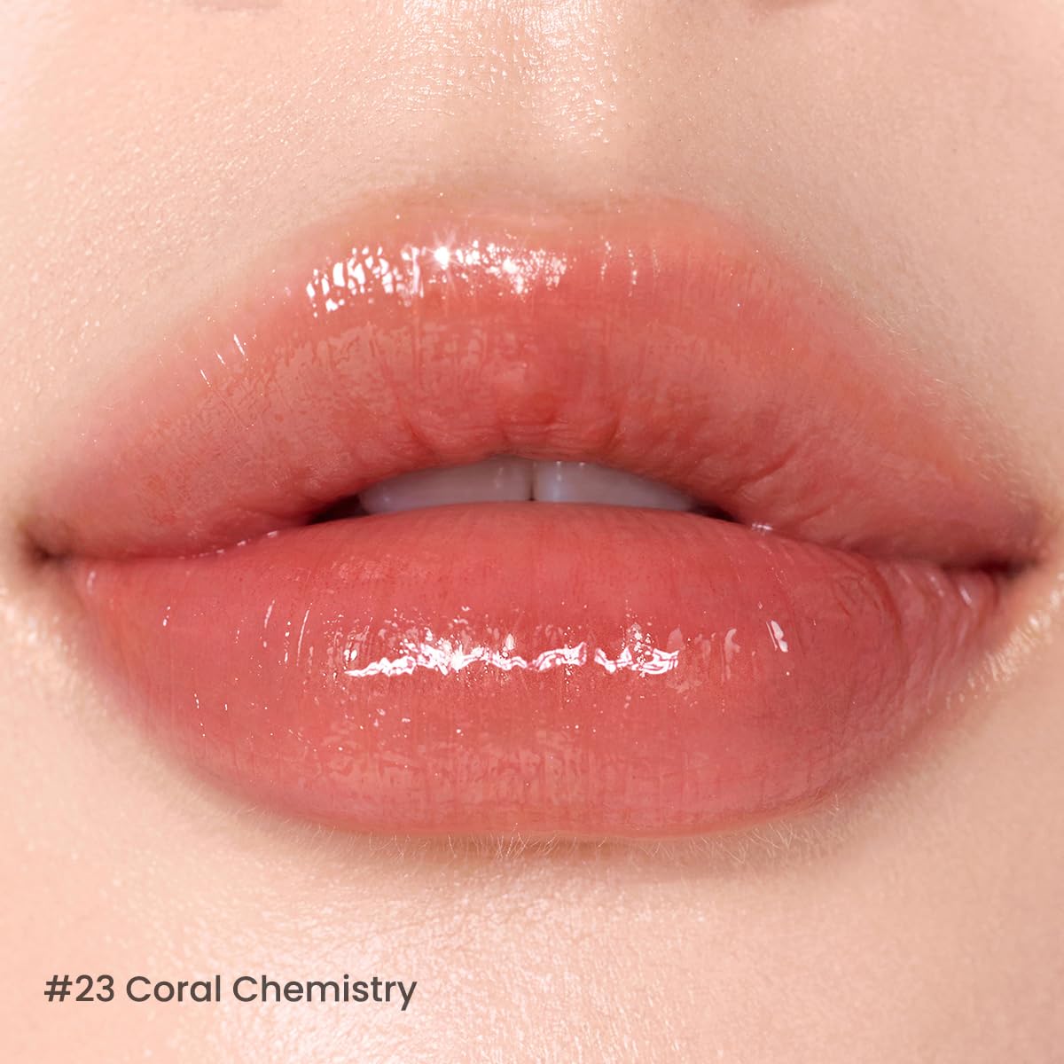 Peripera Ink Mood Glowy Tint | Lip-Plumping, Naturally Moisturizing, Lightweight, Glow-Boosting, Long-Lasting, Comfortable, Non-Sticky, No White Film 023 CORAL CHEMISTRY (LUCKY LOTTERY) (NEW)