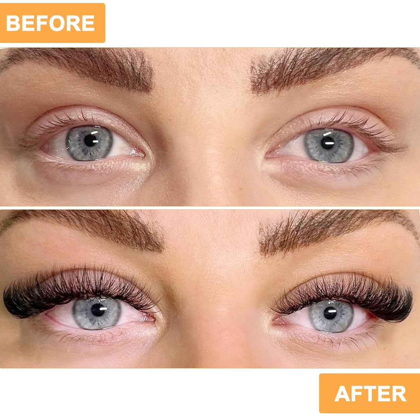 B&Q Lash Clusters 280PCS Eyelash Clusters, 40 50 D 9-16MIX Individual Lash Comfortable Eyelash Extension, Classic Look Pestañas Postizas (4050D)