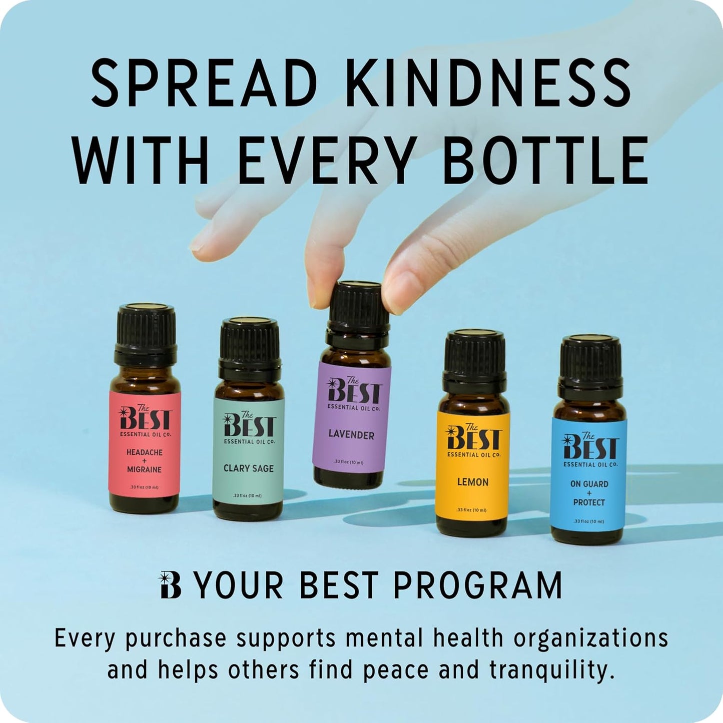 The Best Lemon Essential Oil Roll-On- Premium Grade- Pre-Diluted in Coconut Oil- Ready to Use- 10 ml (.33 fl oz)