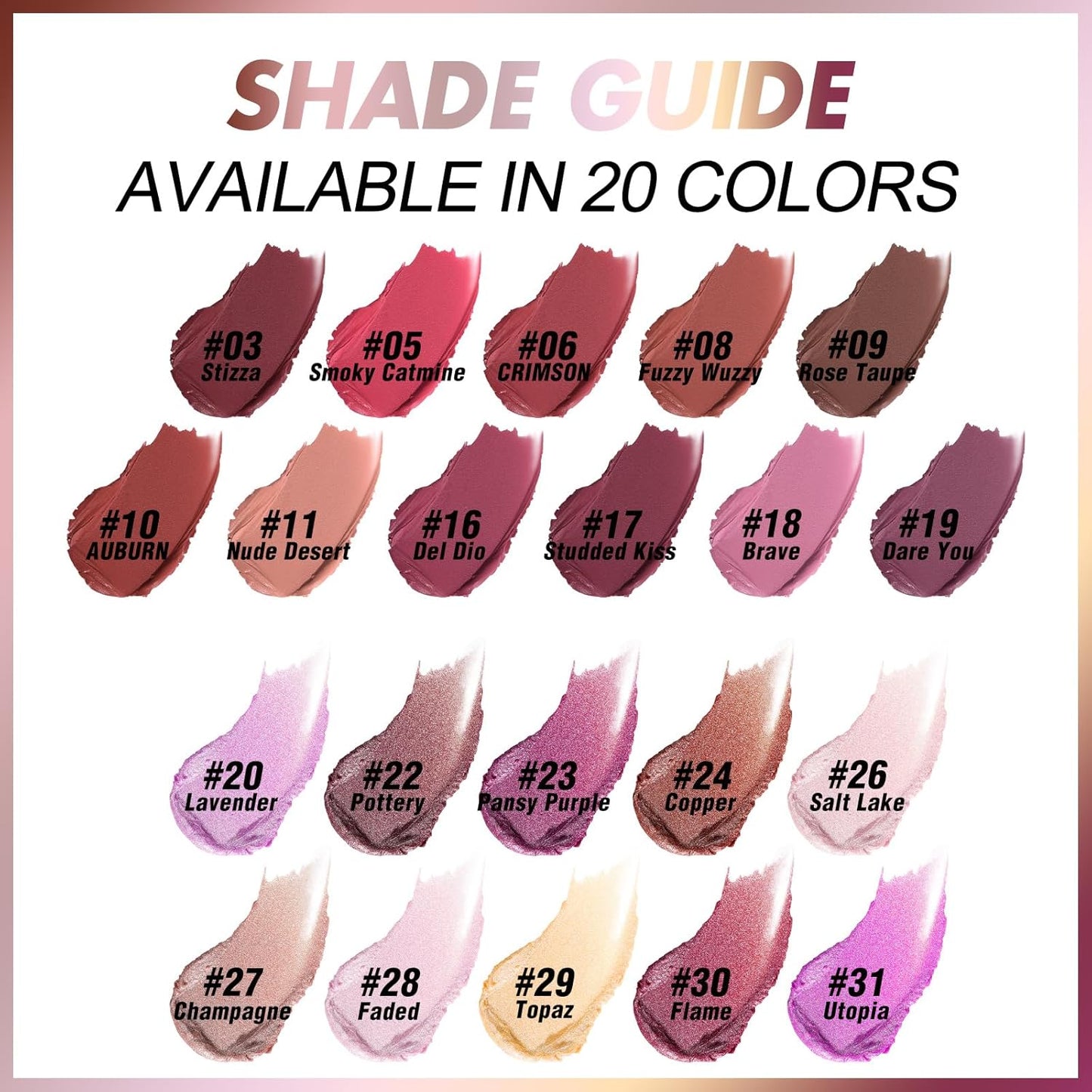 FOCALLURE Ultra Chic Matte Lipstick,Rich Vitamin E Lip Crayon,Lightweight Matte Color without Drying or Fading,Long Lasting Waterproof Lips Makeup,ROSE TAUPE