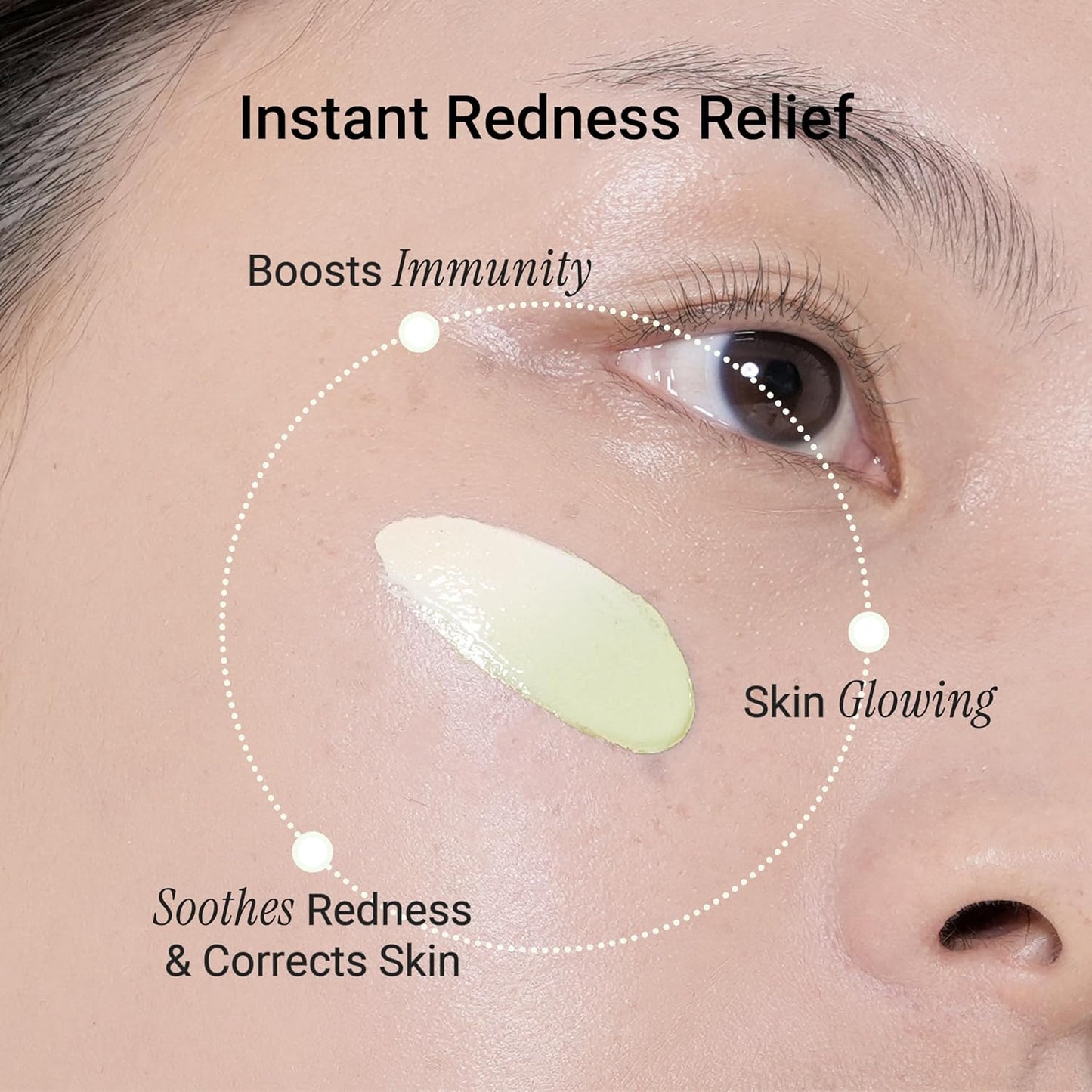 Meebak Cica Redness Solution Cream | Redness Relief for Face | Green Color-Corrector | BB Cream for Sensitive Skin | Green Color Corrector - Fair to Medium Skin