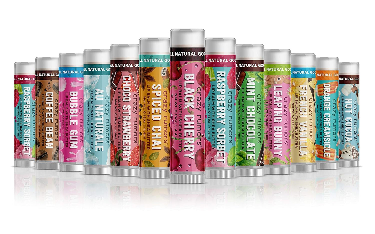 Crazy Rumors Brew Lip Balm Tube 0.15 oz, Orange Bergamot