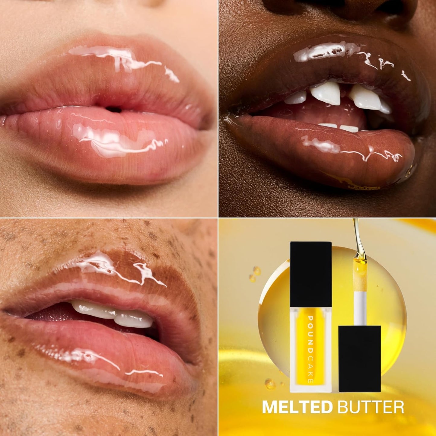 Cake Theory: Lip Tone Equalizing Oil | For Enhanced Lip Color | Hydrating and High-Shine Blurring Lip Oil with Yellow Tint | Clean, Vegan, and Moisturizing Formula โ 0.23 oz, Melted Butter