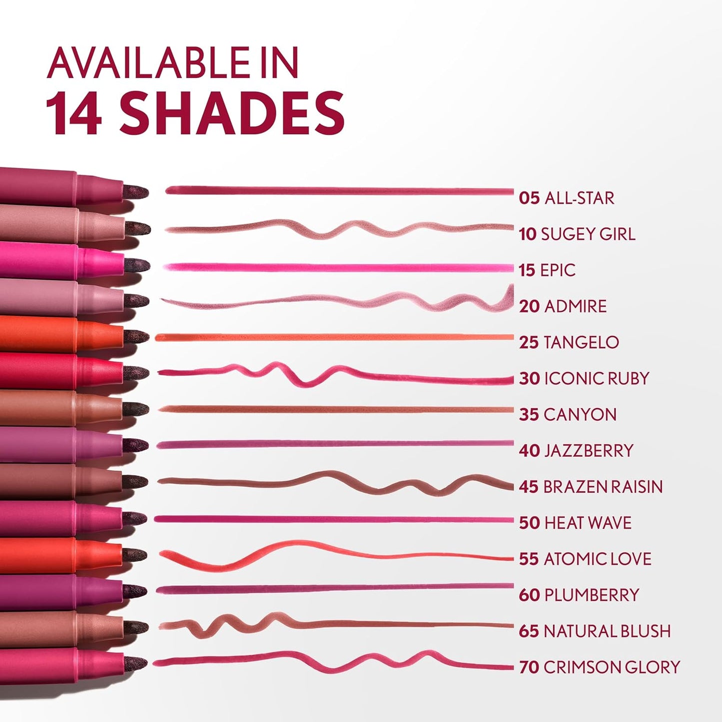 COVERGIRL Outlast, 20 Admire, Lipstain, Smooth Application, Precise Pen-Like Tip, Transfer-Proof, Satin Stained Finish, Vegan Formula, 0.06oz