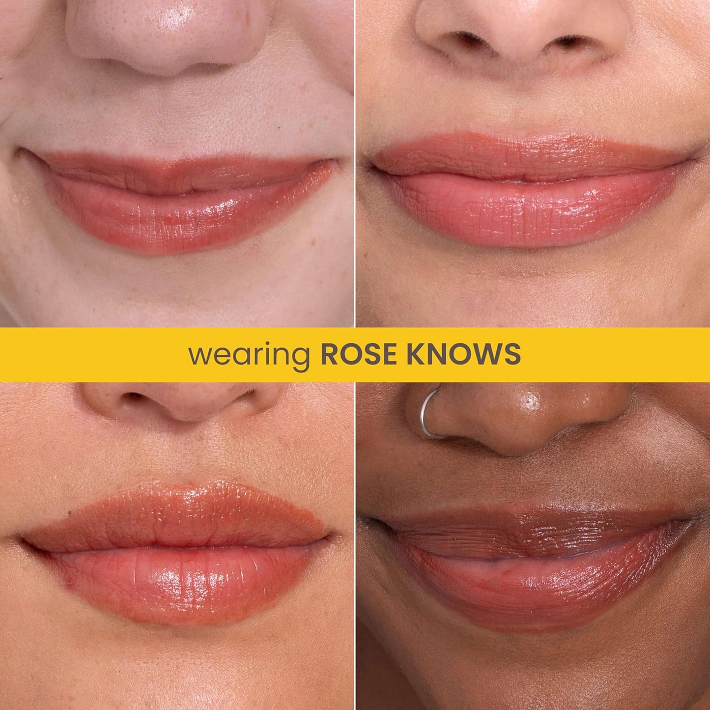 Burt’s Bees Tinted Boosted Balm, Rose Knows, Hydrating Tinted Lip Balm with Vitamin C, E, and F Core, 24 Hour Lip Moisturizer with Responsibly Sourced Beeswax, 100% Natural Origin, 1 Count, 0.16oz