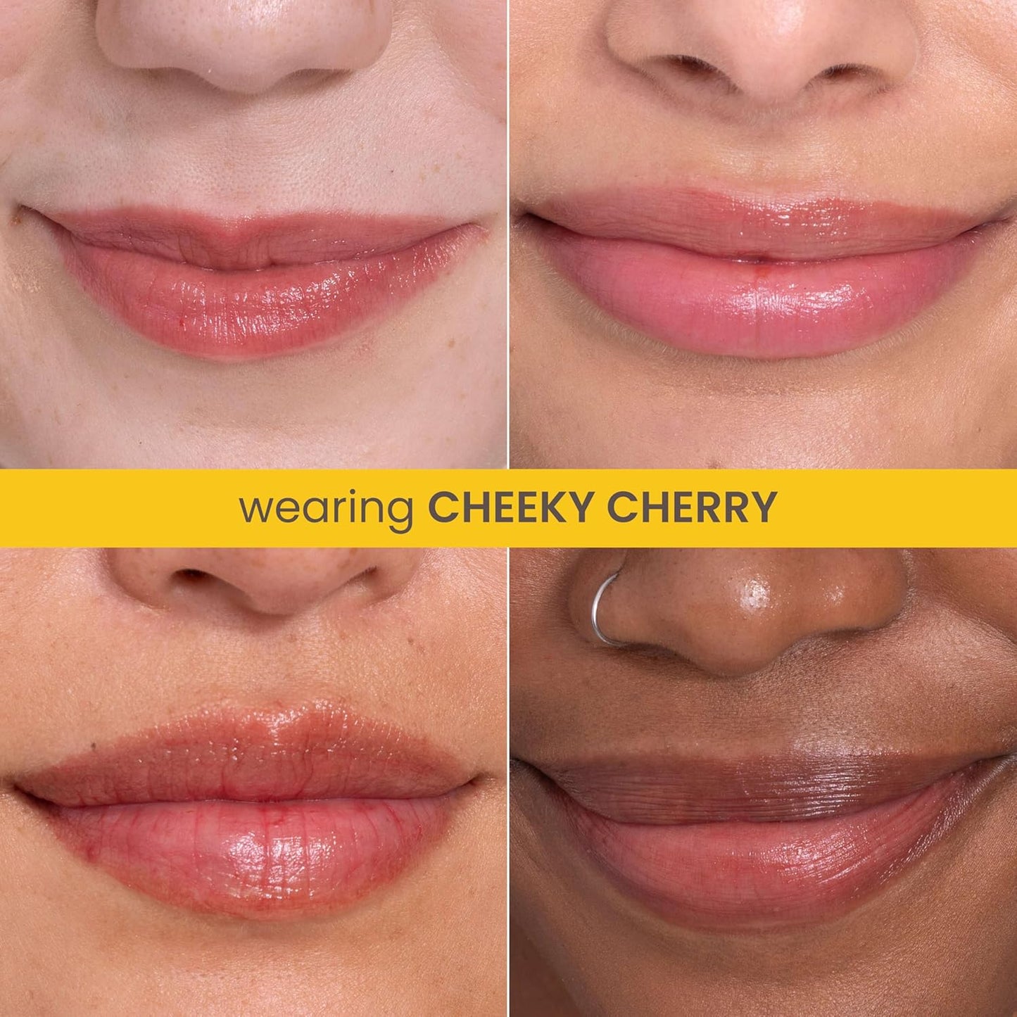 Burt’s Bees Tinted Boosted Balm, Cheeky Cherry, Hydrating Tinted Lip Balm with Vitamin C, E, and F Core, 24 Hour Lip Moisturizer with Responsibly Sourced Beeswax, 100% Natural Origin, 1 Count, 0.16oz