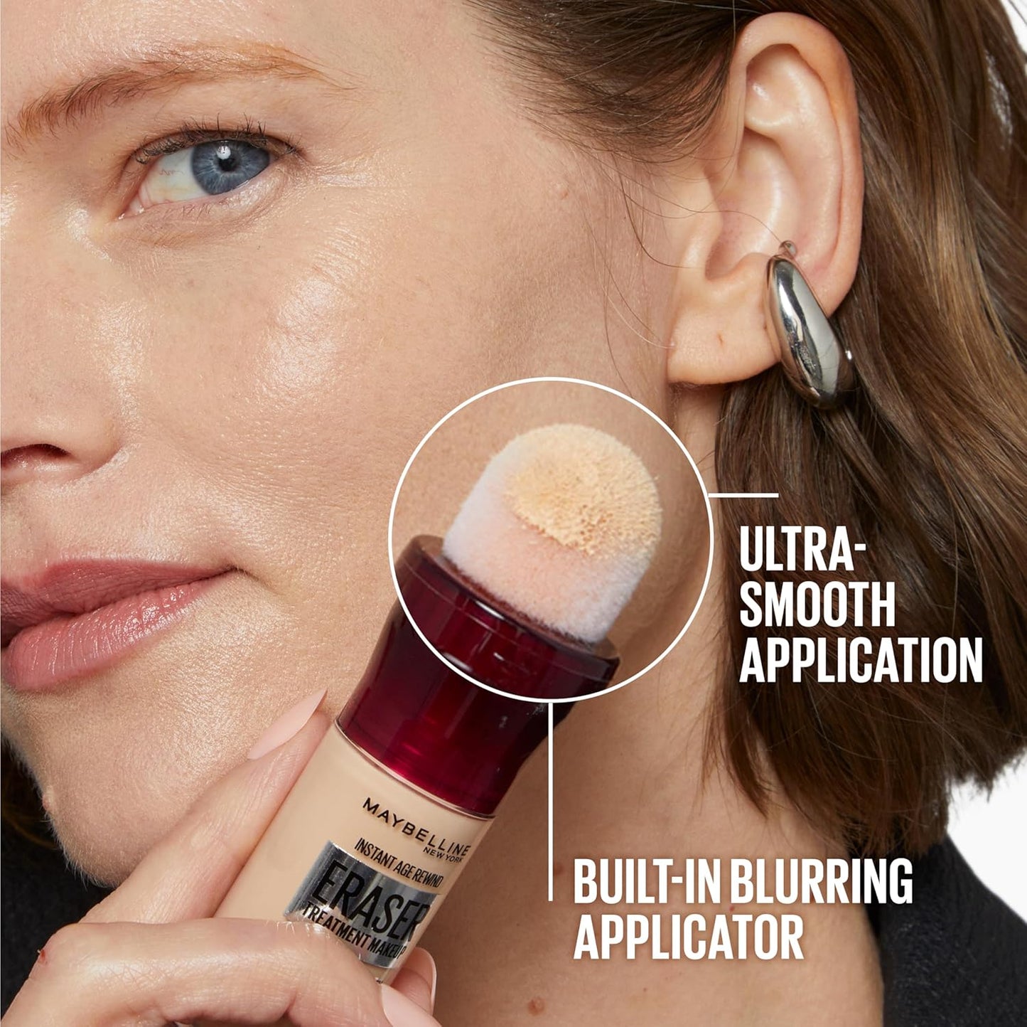Maybelline Instant Age Rewind Eraser Foundation with SPF 20 and Moisturizing ProVitamin B5, 112, 1 Count