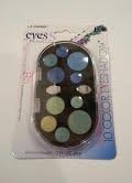 L.A. Colors 10 Color Eyeshadow, Splash, .14 Oz