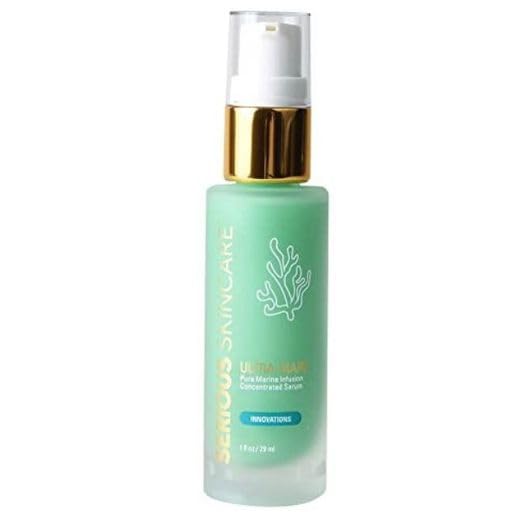 Serious Skincare Ultra-Mare Pure Marine Infusion Trio – Ultra-Mare Serum 1 oz, Ultra-Mare Facial Cream 2 oz. & Ultra-Mare Eye Cream .5 oz – Anti-Aging – Algae and Plankton extracts