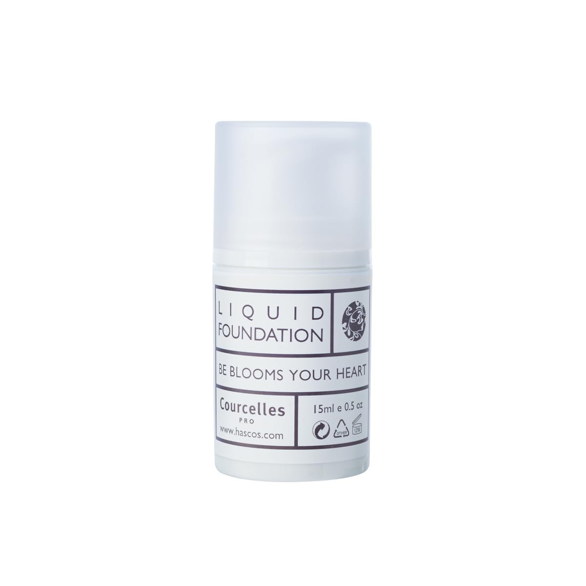 [Courcelles] Liquid Foundation 15ml (0.507oz) [K-Beauty] Made in Korea (NO.110-Pink Beige)