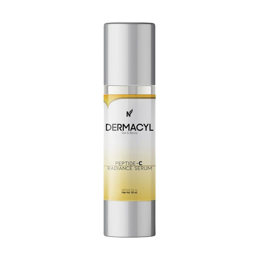 Peptide-C Radiance Serum - Anti-Aging Face Serum with Peptides, Vitamin C, Hyaluronic Acid - Hydrates, Firms, Smooths Wrinkles, 1 oz