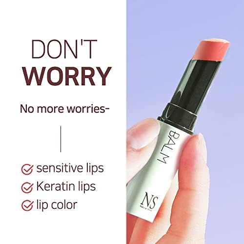 Lux Triple Lip CURE Glossy Balm (0.17oz) (RABBIT ROSE (Berry Pink)) 4 million units sold in Korea, Natural Tinted Korean Lip Balm, Petroleum/Paraben Free, Lip Butter,lip balm hydrating