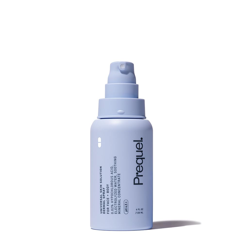 Skin Universal Skin Solution Hypochlorous Acid Spray for Face and Body. HOCL Facial Cleanser and Dermal Spray with Electrolyzed Water and Mineral Complex. pH-Stabilized Skin Care. 4oz