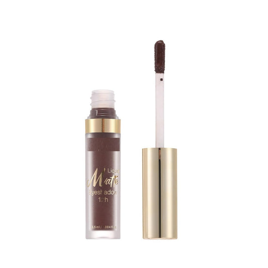 MAEPEOR Matte Liquid Eyeshadow 10 Colors Naked Smooth Creamy Eyeshadow Long Lasting and Waterproof Lightweight Cream Eye Shadow (P09 Oleander)