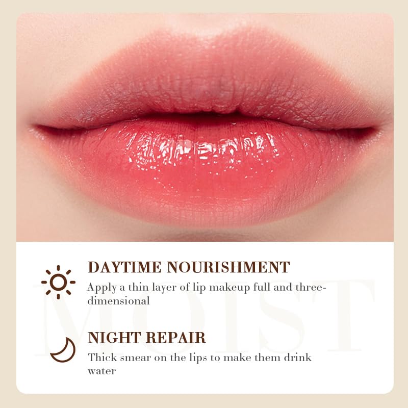 SADOER Coconut Oil Natural Moisturizing Lip Balm Moisturizing Lips Smooth And Elastic Lip Ointments