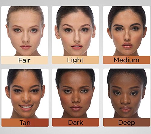 EVE PEARL Dual Salmon Concealer And 102 Concealer Brush Full Coverage Under Brighten Eye Concealer Brush Set Makeup Kit (Deep)