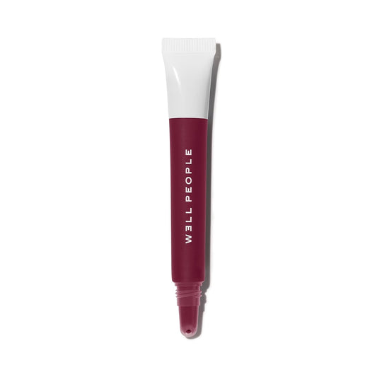 Well People Lip Nurture Hydrating Balm, Lip Balm For Hydration & Vibrant Sheer Color, Soothes & Softens Lips, Vegan & Cruelty-free, Blackcurrant