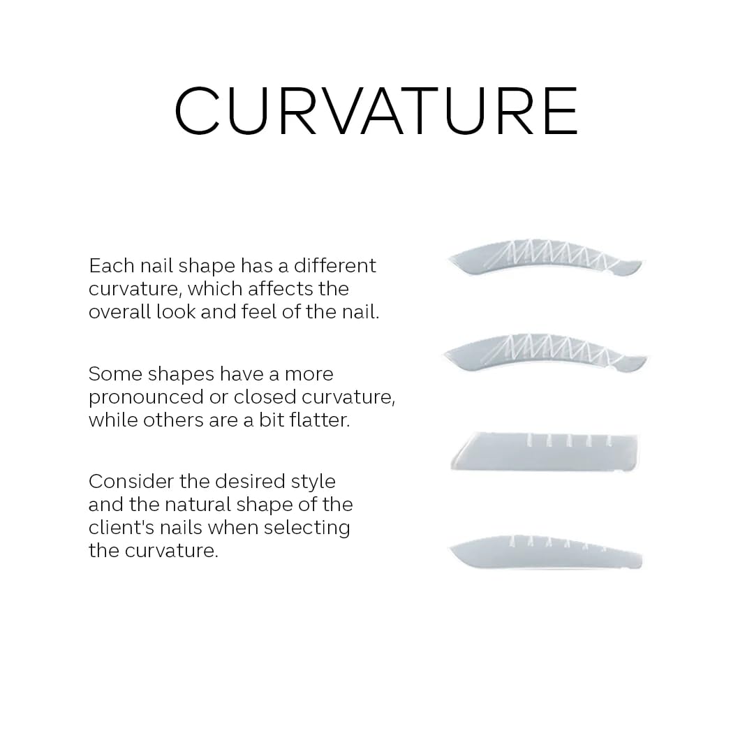 Professional Dual Forms -Natural Shape #2-120 Units for Professional Nail Extensions