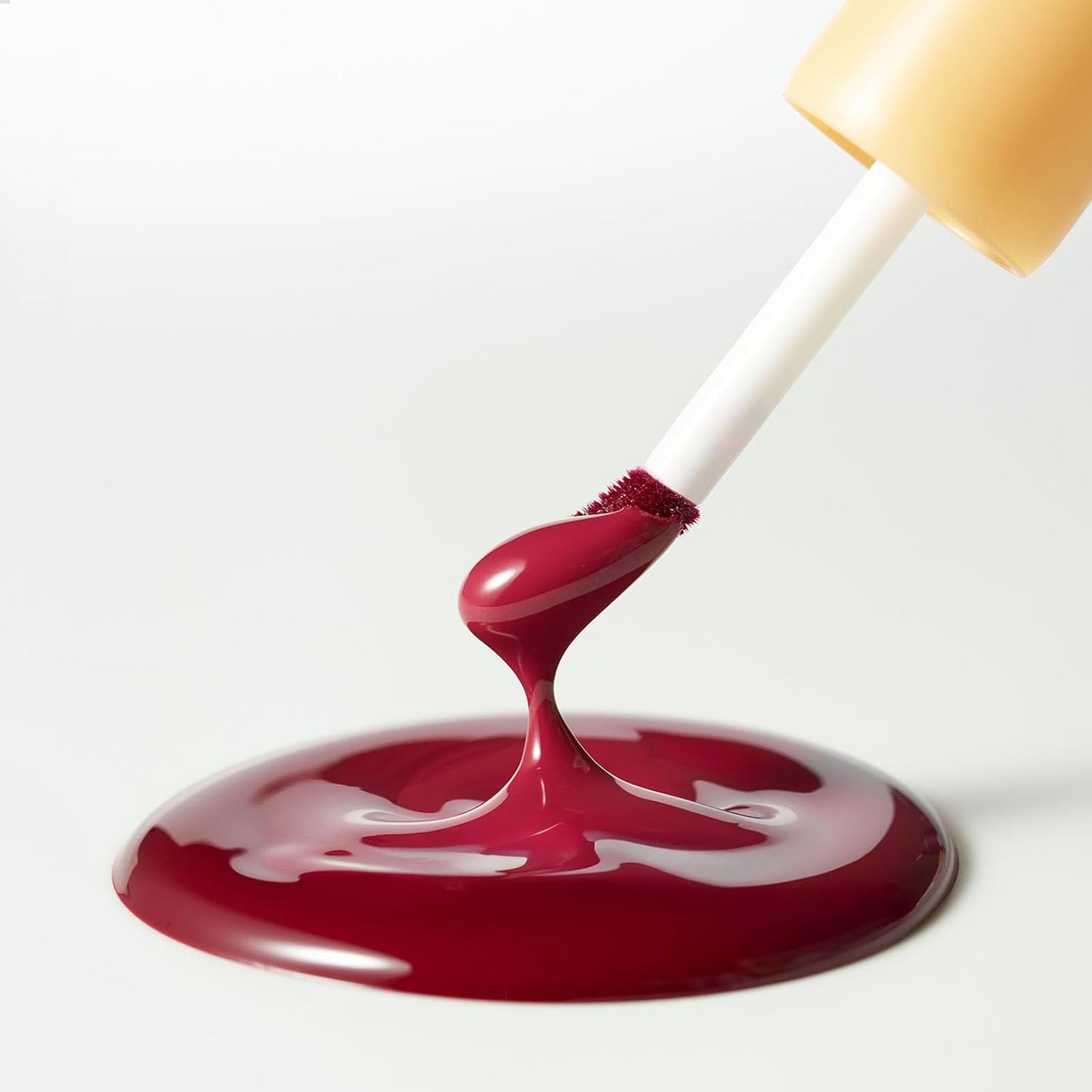 Laka Fruity Glam Lip Tint Mini, Glowing Lip Stain with Wide Color Spectrum, Hydrating & Lightweight Texture, Long-Lasting Bold Stain, Non-Sticky, Vegan, K-Beauty (#111 Mellow)