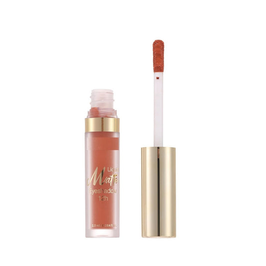 MAEPEOR Matte Liquid Eyeshadow 10 Colors Naked Smooth Creamy Eyeshadow Long Lasting and Waterproof Lightweight Cream Eye Shadow (P05 Maple)