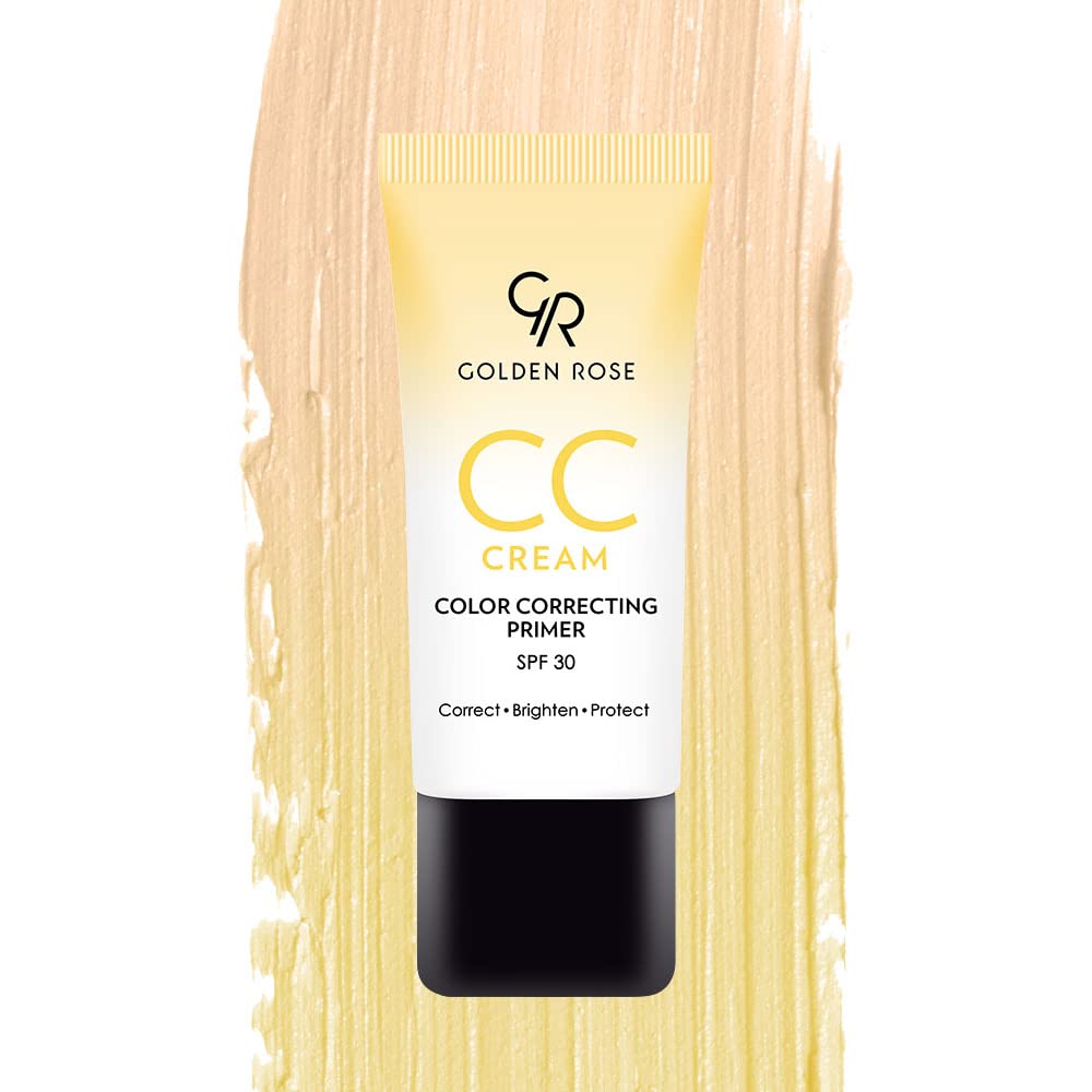Golden Rose Makeup CC Cream Color Correcting Primer - (Yellow)