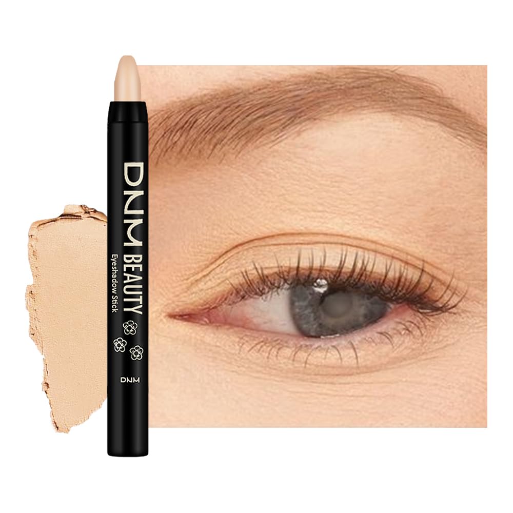 Kaely Cream Eye Shadow Sticks, Vanilla Nude Beige Matte Eyeliner Pencil Eyeshadow Palette Makeup, Eye Highlighter Brightener Stick for Older Women Waterproof Pigmented, sombras para ojos, New-59