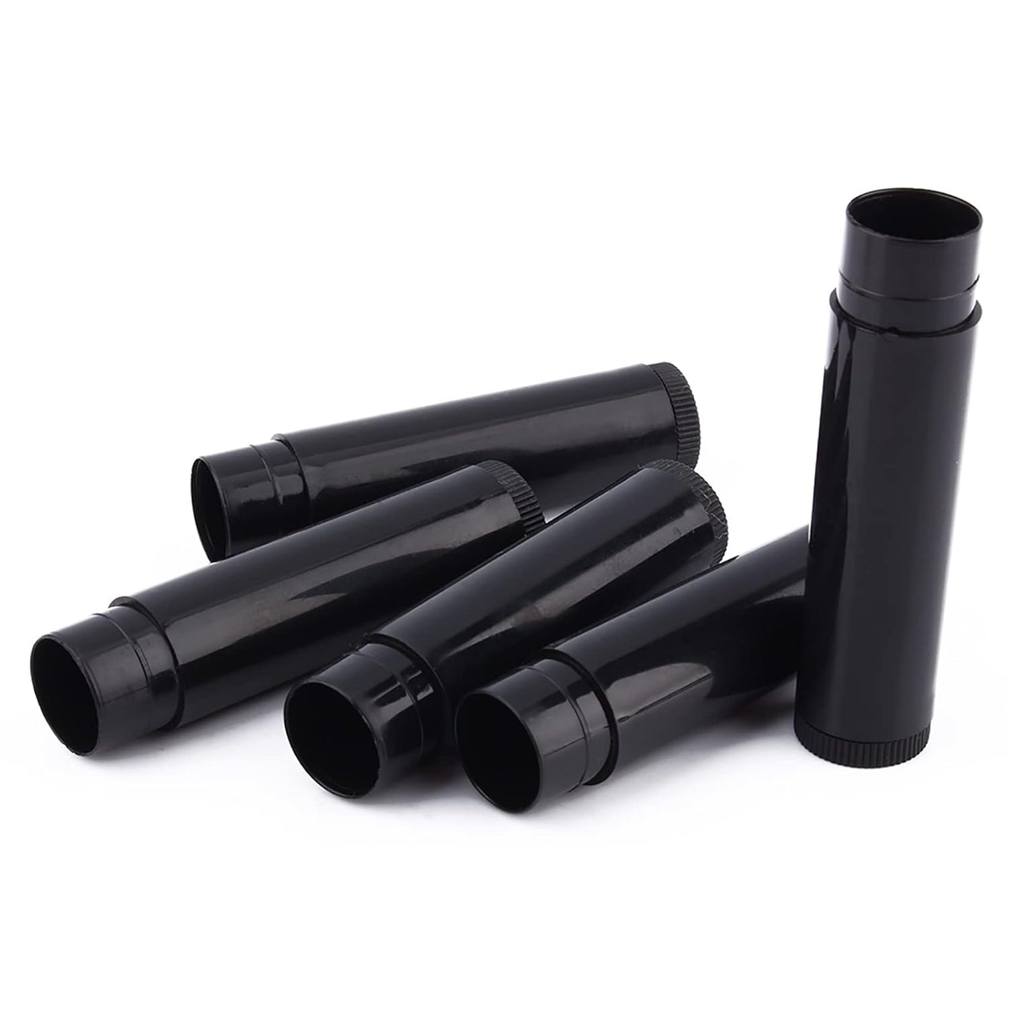 100Pc Empty Lip Balm Tubes with Cap, Small Lightweight, Use for Lip Gloss or Lip Balm Safe Plastic Material 5ml Volume Lipstick Tubes Plastic Lip Balm Containers Tubes