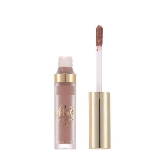 MAEPEOR Matte Liquid Eyeshadow 10 Colors Naked Smooth Creamy Eyeshadow Long Lasting and Waterproof Lightweight Cream Eye Shadow (P08 Mahogany)
