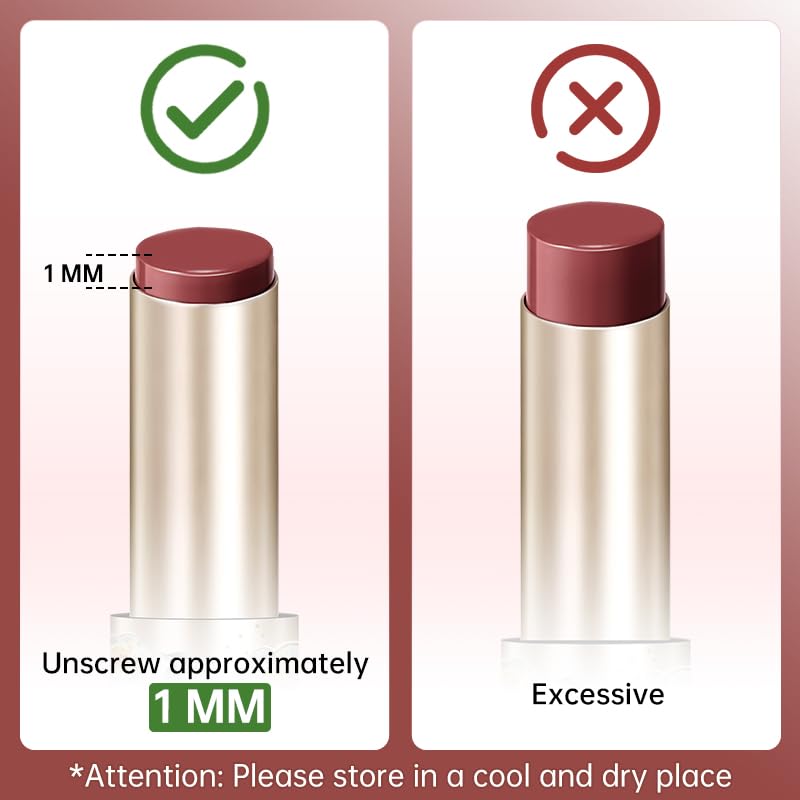 CATKIN Glossy Lip Balm Ultra Hydating Glow Lip Tinted Jelly Plump Melting Balm Shea Butter Repair Soothing For Dry Lips Dewy Finished 0.12 oz C06 BLOSSOM