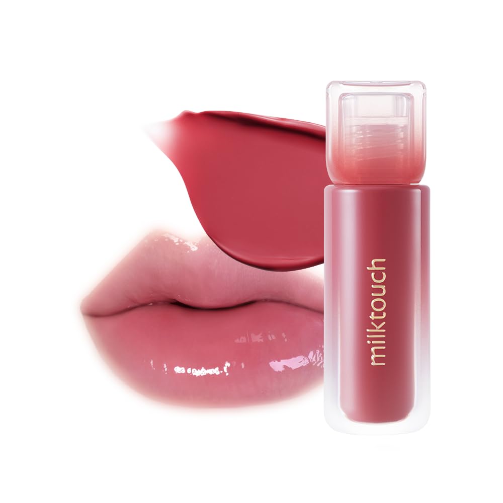 MILKTOUCH Dew Stain Sheer Lip Gloss (07 Mauve Shower, 0.14 Fl Oz (Pack of 1))