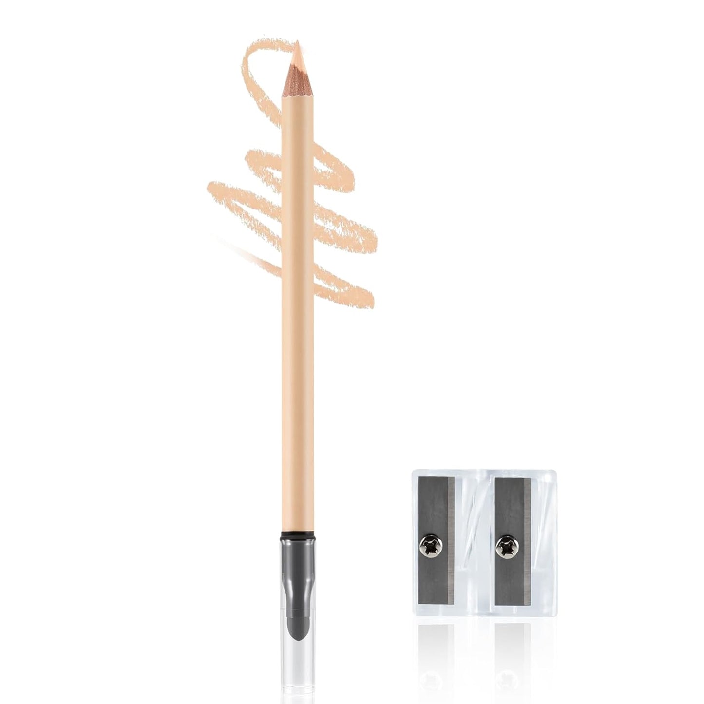 Concealer Pencil with Sharpner,Full Coverage,Waterproof Under Eye Concealer Stick for Dark Circles,Blemishes,Aging Spots,Acne,Freckles