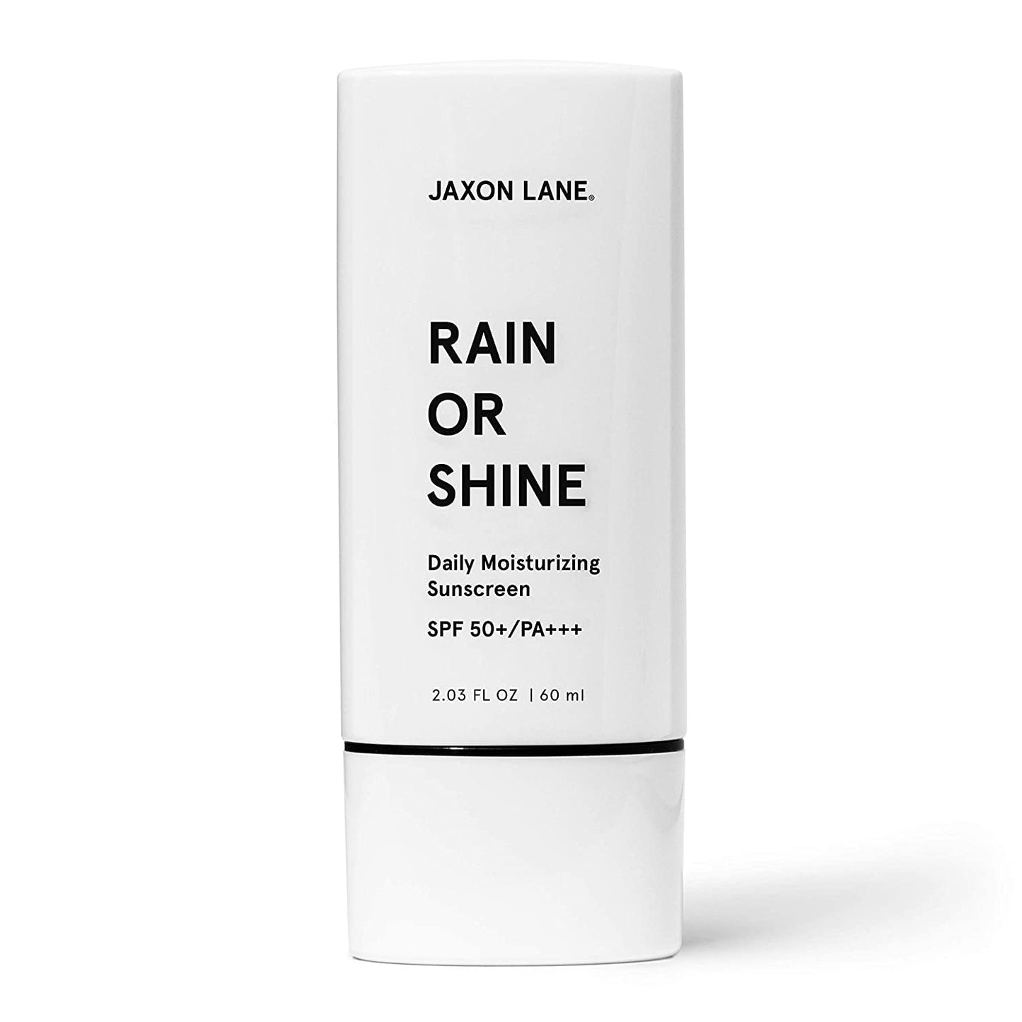 RAIN OR SHINE Anti Aging Face Sunscreen SPF 50 for Clear Skin w/Green Tea, Hyaluronic Acid, Vitamin E Oil, Ginseng Extract, Licorice Root, SPF Moisturizer for Face & Body Cream 2.03 Oz, Unscented, 2Pk