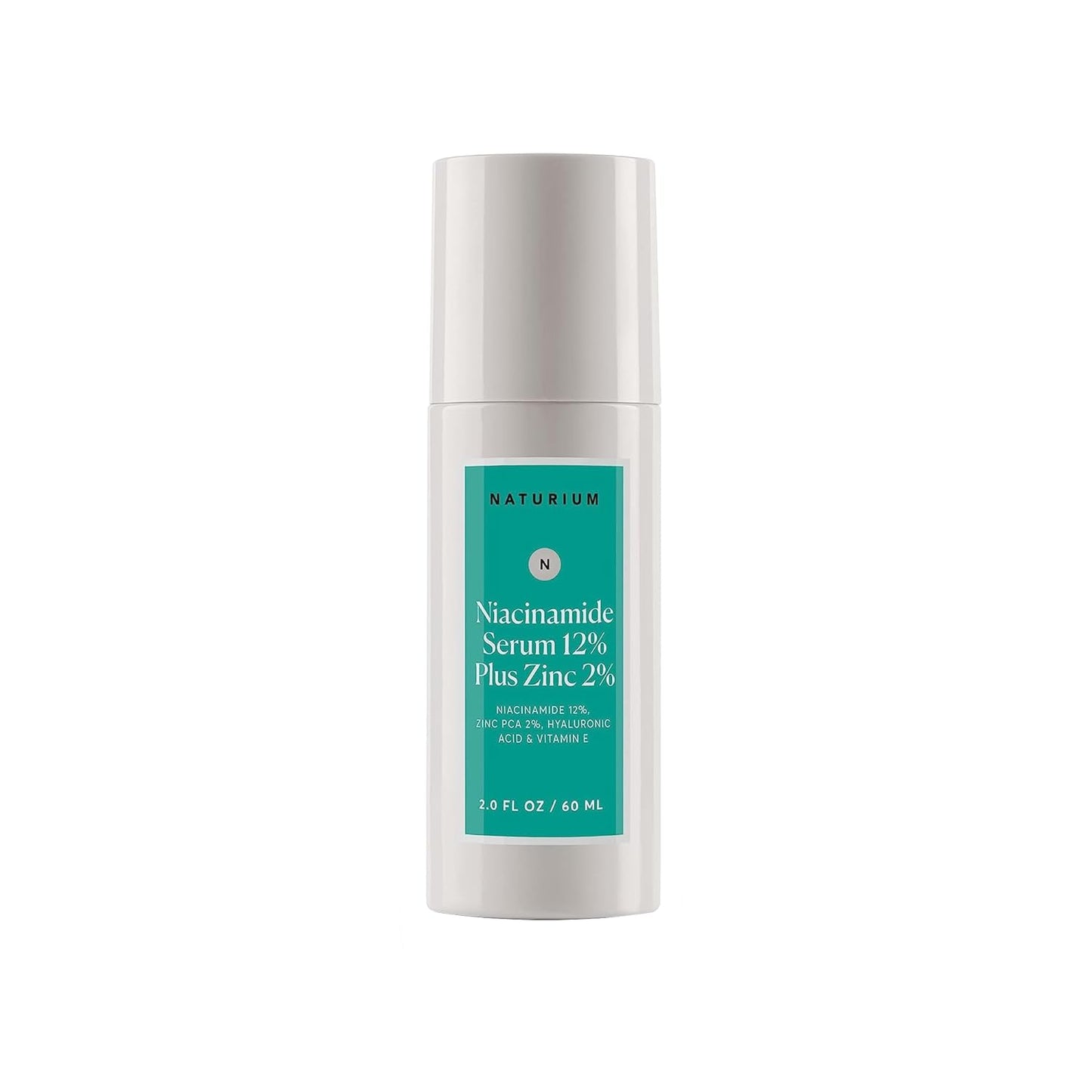Naturium Niacinamide Face Serum 12% Plus Zinc 2% Jumbo, Anti-Aging, Pore Minimizer & Dark Spot Corrector with Hyaluronic Acid & Vitamin E, Vegan & Cruelty-Free, 2 oz