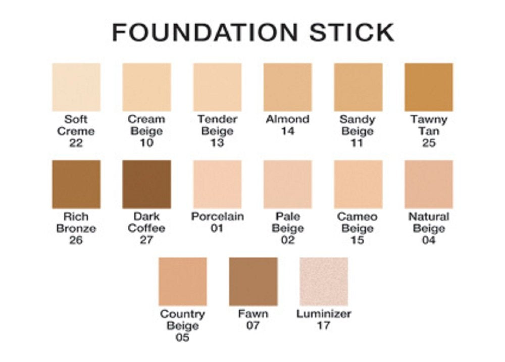 Creamy Conditioning Foundation Stick Buildable Coverage Hypoallergenic (Cameo Beige)