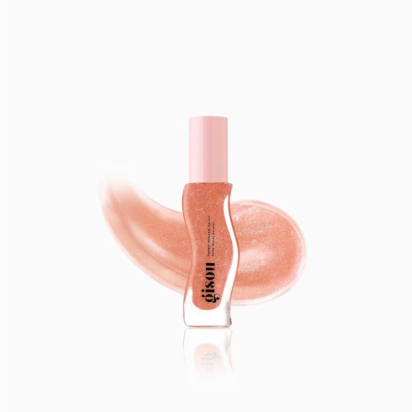 Gisou Honey Infused Lip Oil 8ml - High-Shine Hydration, Mirsalehi Honey and Jojoba Oil, Non-Sticky Finish, Juicy Shades & Scents for All Lip Types (Glazed Plum)