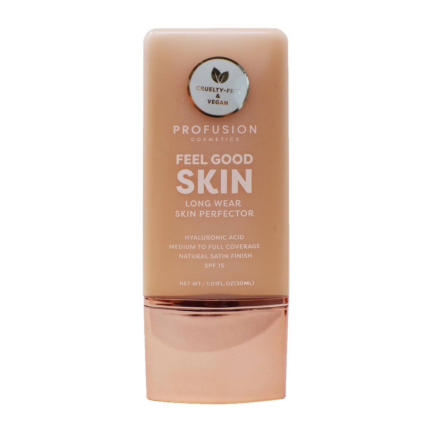 Profusion Cosmetics Lightweight Liquid Foundation for a Flawless and Elegant Radiance, Breathable Makeup for Improves Uneven Skin Tone, Cruelty-Free - Light 3