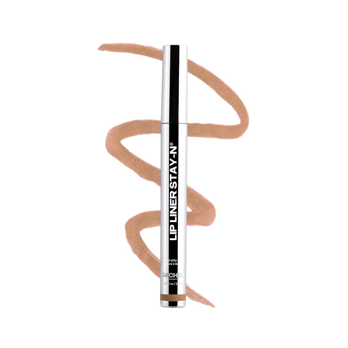 Sacheu Lip Liner STAY-N Peel Off Lip Stain — Long Lasting Matte Lip Tattoo Transfer Proof Lipstain Infused with Hyaluronic Acid & Vitamin E for All Skin Types — Vegan & Cruelty-Free, nOOHde
