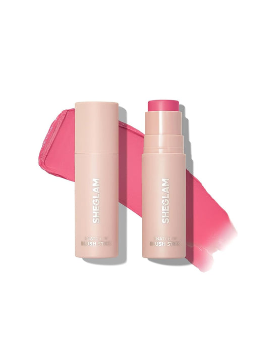 SHEGLAM Snatch N Cream Blush Stick Longlasting High Pigment Blush for Cheeks - Midnight Hour