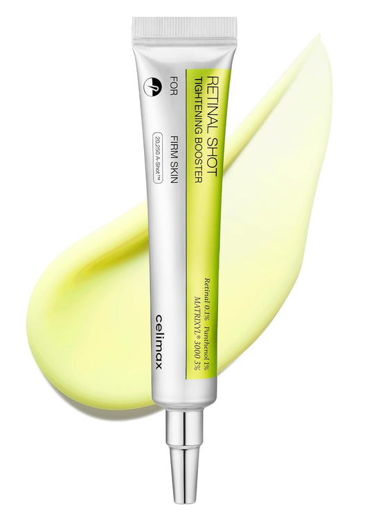 celimax The Vita A Retinal Shot Tightening Booster | with Retinal 0.1%, Matryxyl 3%, Pore Minimizer, Wrinkles & Fine Lines, Firmer Skin, 15ml