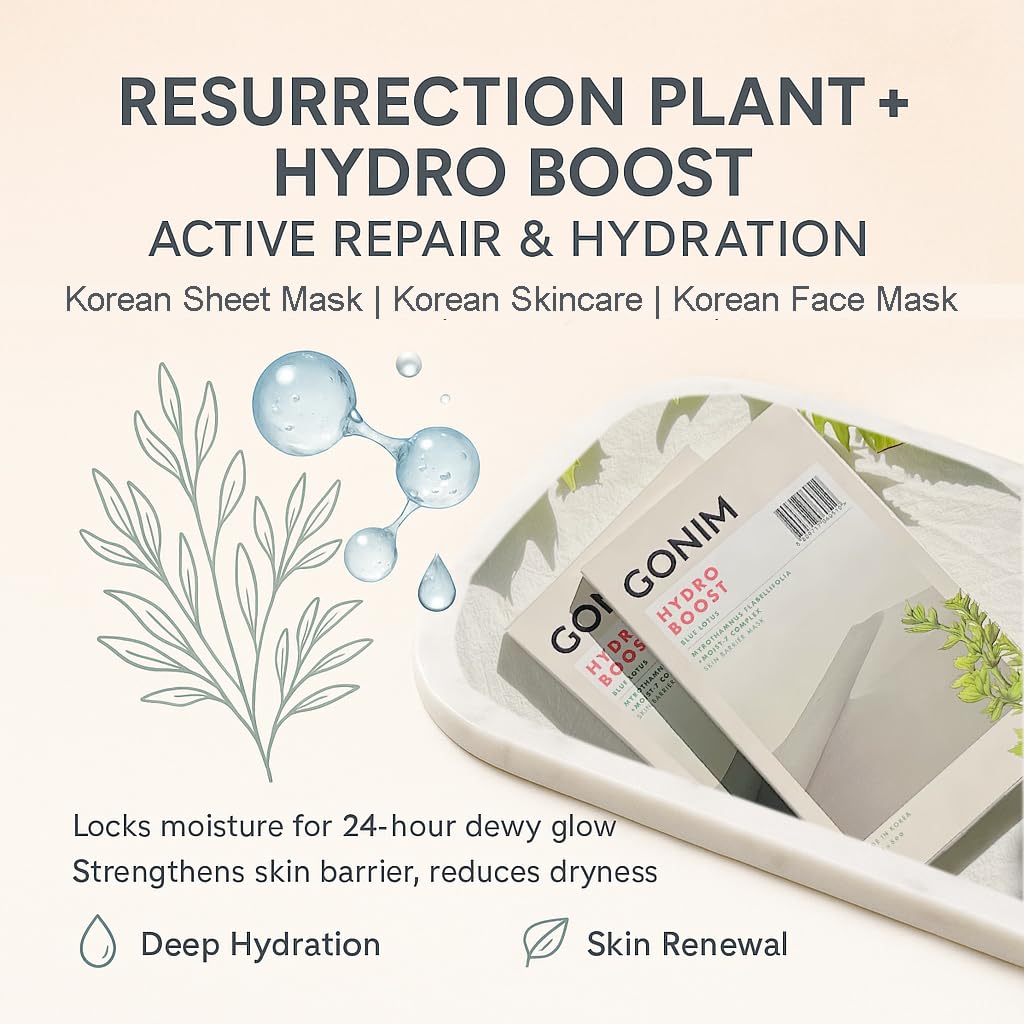 Face Mask Korean Skin Care with Hyaluronic Acid & Collagen Activation- Face Masks Skincare Hydration, Anti Aging & Moisturizing Sheet Mask for All Skin Korean Face Mask 30ml x15 Sheets