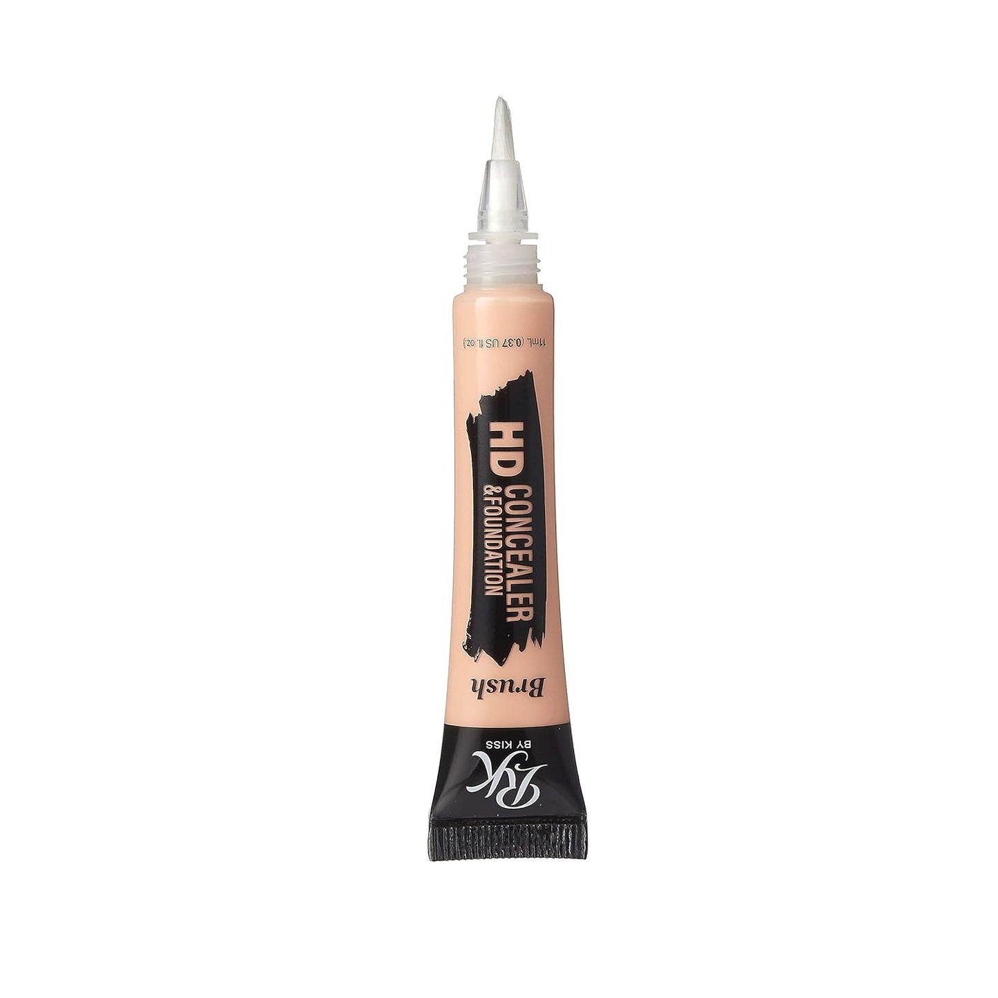 Ruby Kisses HD Concealer & Foundation Brush Flawless Full Coverage Face Makeup Lightweight Highlighter Long Lasting Under Eye Conceals Contour Corrector (Nude)