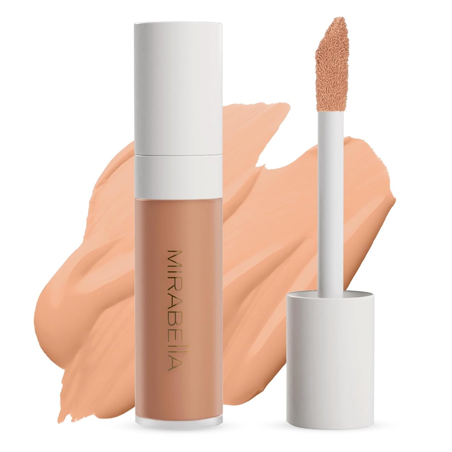 Mirabella Invincible For All Perfecting Under Eye Concealer Full Coverage - Hydrating Makeup Concealer for Dark Circles, Fine Lines & Wrinkles w/Hyaluronic Acid - Medium M150