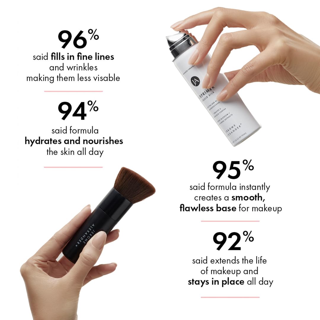 MagicMinerals LiquidSilk Air Primer by Jerome Alexander, Spray Formula Smoothes Skin & Minimizes Appearance of Pores for Flawless Makeup Application