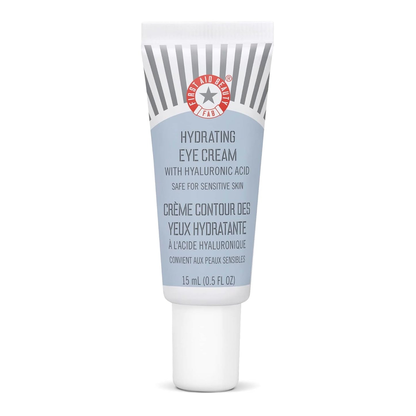 First Aid Beauty Hydrating Eye Cream With Hyaluronic Acid – Helps Reduce Puffiness and Hydrate, Smooths Fine Lines & Wrinkles – 0.5 oz