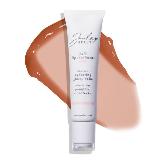Julep 24/7 Lip Treatment – Hydrating & Glossy Lip Balm and Lip Sleeping Mask with Shea Butter – Moisturize, Protect & Soothe – Vegan & Cruelty-Free - Sheer Berry