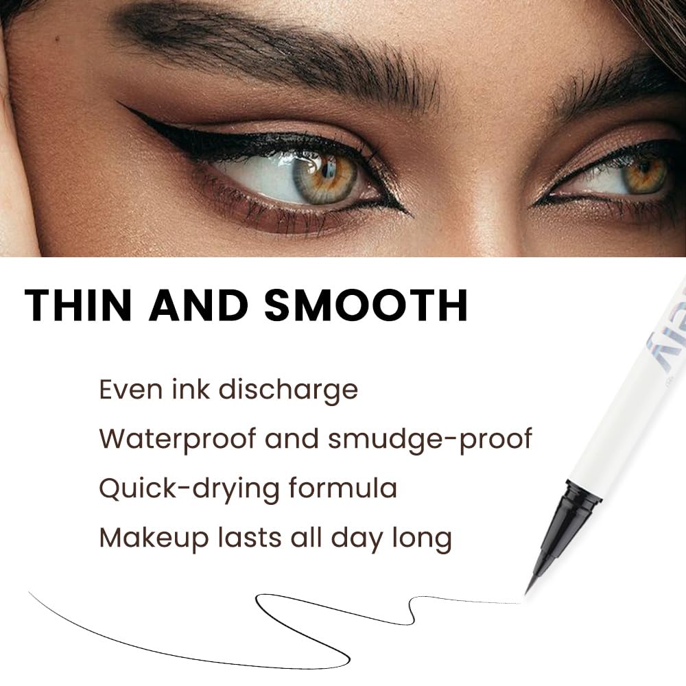 evpct Eyebrow Stencils Kit for Women Shaping, Eyebrow Shaper Makeup Kit, Eye Brow Stencil Shaper Tinting kits for Women, with Eyeliner, Eyebrows Pencil, Pomade, Brush and 10 Stencils, Kit-03 CHOCOLATE