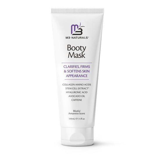 Moisturizing Butt Mask for Women - Butt Firming Mask and Caffeine Cellulite Cream for Thighs and Buttocks with Collagen - Clarifying Butt Firming Cream for Cellulite KP and Dry Skin by M3 Naturals