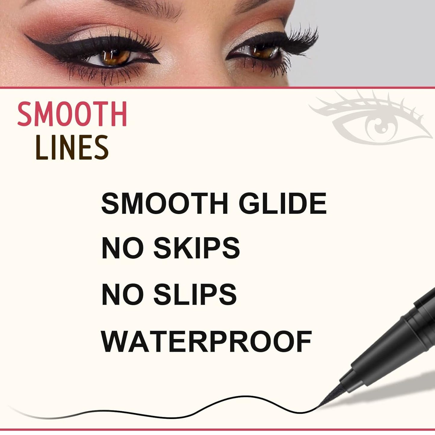Eyebrow Pen Makeup Kit, with 4 Tip Waterproof Microblading Eyebrow Pencil, Eyeliner, Eyebrow Pomade and Dual-ended Eyebrow Brush, Brow Pencil Eyebrow Kit for Natural Looking - Medium Brown