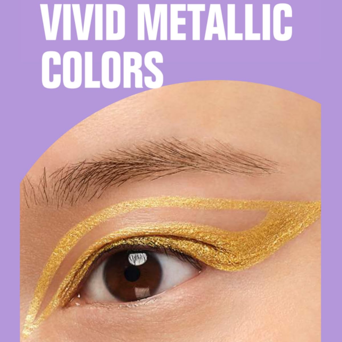 liquid eyeliner waterproof metallic ink eyeliner pencil long lasting high pigmented Brown